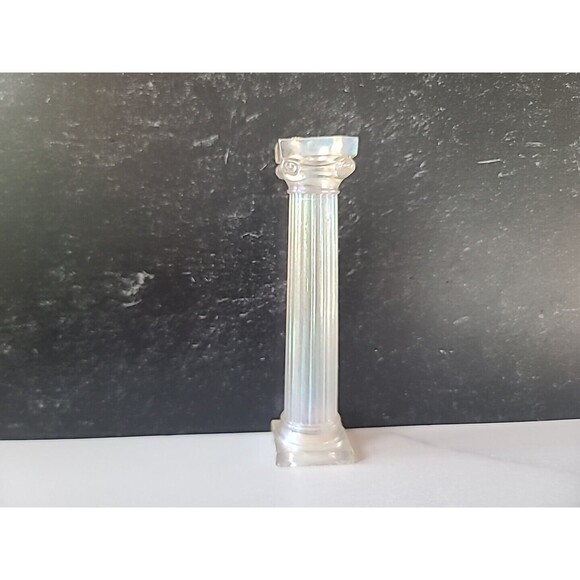 Greek Column Plastic Iridescent Cake Pillar Vintage - Picture 2 of 10